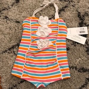 Retro inspired infant swimsuit NWT